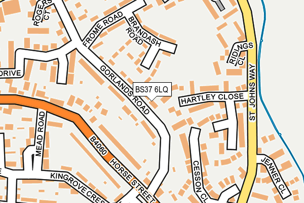 BS37 6LQ map - OS OpenMap – Local (Ordnance Survey)
