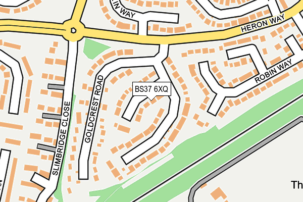 BS37 6XQ map - OS OpenMap – Local (Ordnance Survey)