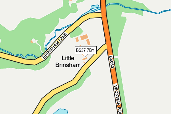 BS37 7BY map - OS OpenMap – Local (Ordnance Survey)