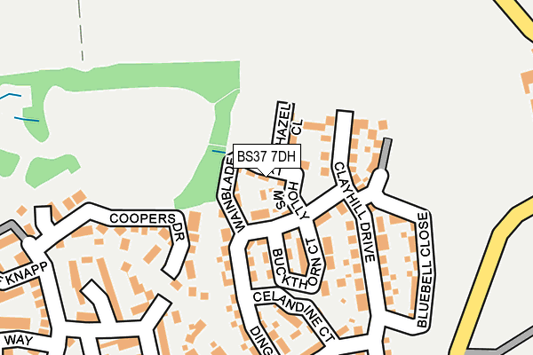 BS37 7DH map - OS OpenMap – Local (Ordnance Survey)