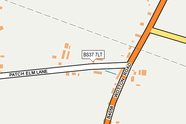 BS37 7LT map - OS OpenMap – Local (Ordnance Survey)