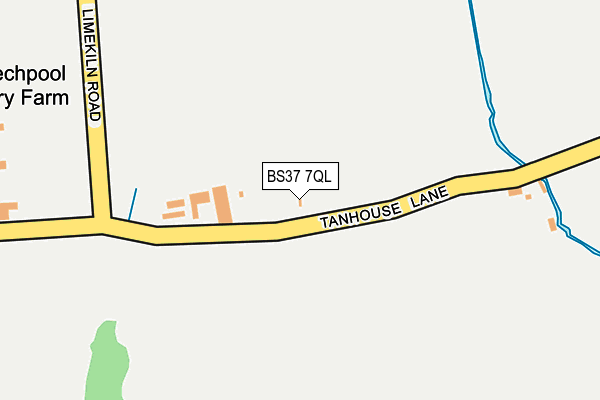 BS37 7QL map - OS OpenMap – Local (Ordnance Survey)