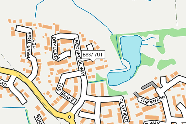 BS37 7UT map - OS OpenMap – Local (Ordnance Survey)