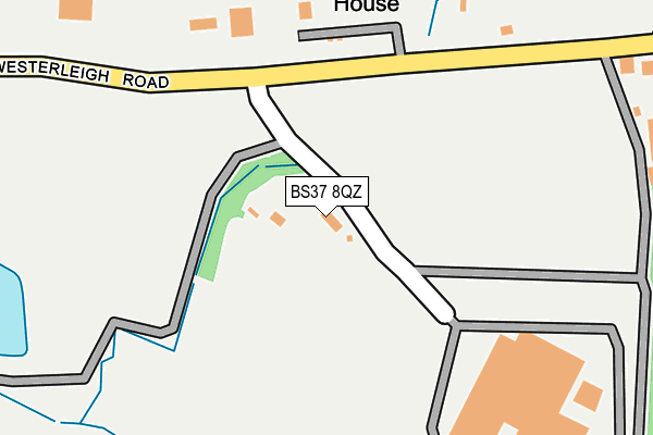 BS37 8QZ map - OS OpenMap – Local (Ordnance Survey)