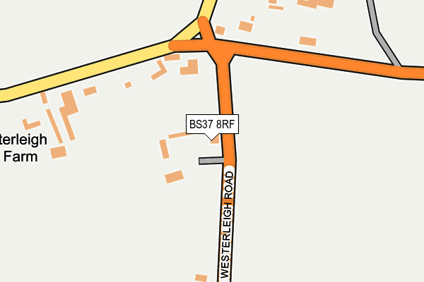 BS37 8RF map - OS OpenMap – Local (Ordnance Survey)