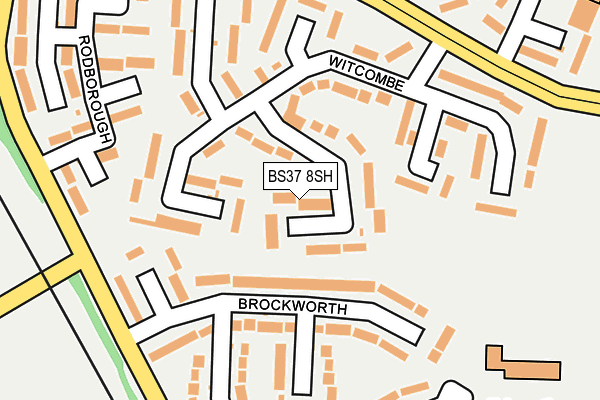 BS37 8SH map - OS OpenMap – Local (Ordnance Survey)