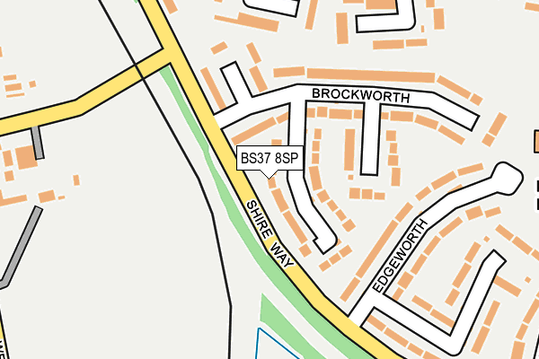 BS37 8SP map - OS OpenMap – Local (Ordnance Survey)