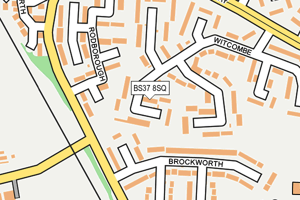 BS37 8SQ map - OS OpenMap – Local (Ordnance Survey)