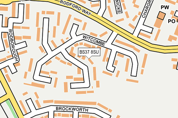 BS37 8SU map - OS OpenMap – Local (Ordnance Survey)