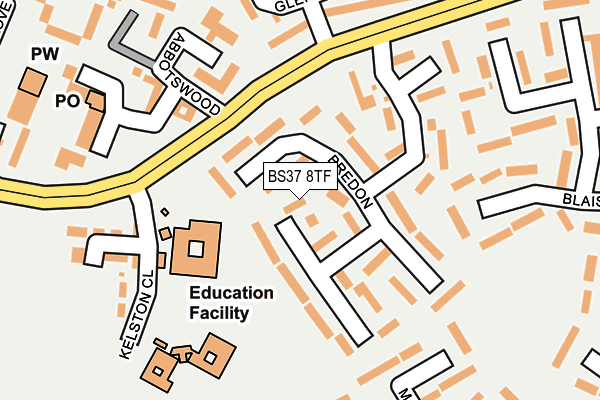 Map of STALEY ESTATES LTD at local scale