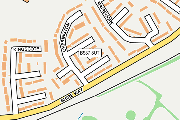 BS37 8UT map - OS OpenMap – Local (Ordnance Survey)