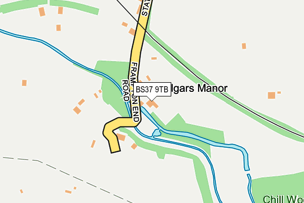 BS37 9TB map - OS OpenMap – Local (Ordnance Survey)