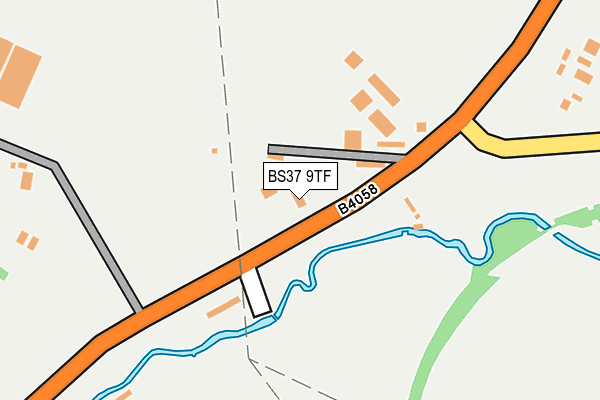 BS37 9TF map - OS OpenMap – Local (Ordnance Survey)