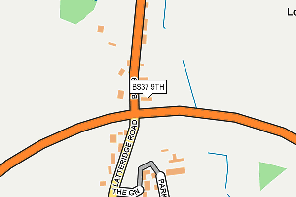 BS37 9TH map - OS OpenMap – Local (Ordnance Survey)