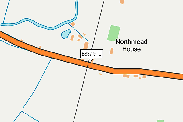 BS37 9TL map - OS OpenMap – Local (Ordnance Survey)