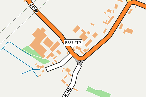 BS37 9TP map - OS OpenMap – Local (Ordnance Survey)