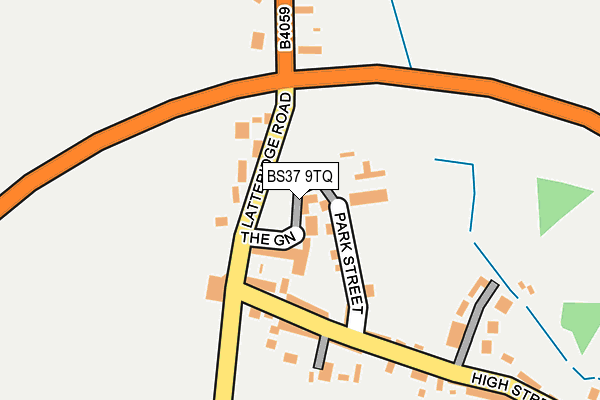BS37 9TQ map - OS OpenMap – Local (Ordnance Survey)