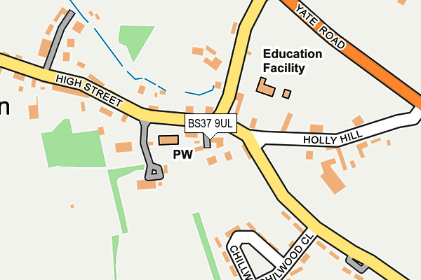 BS37 9UL map - OS OpenMap – Local (Ordnance Survey)