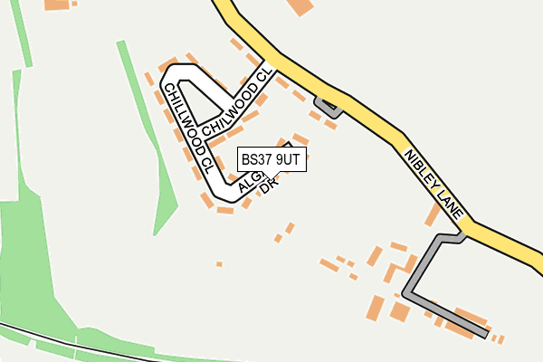 BS37 9UT map - OS OpenMap – Local (Ordnance Survey)
