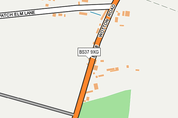 BS37 9XG map - OS OpenMap – Local (Ordnance Survey)