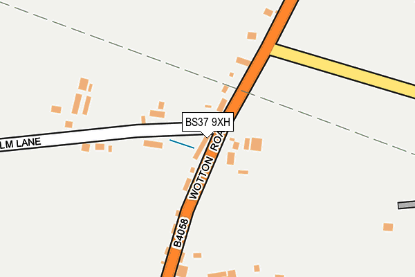 BS37 9XH map - OS OpenMap – Local (Ordnance Survey)