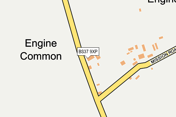 BS37 9XP map - OS OpenMap – Local (Ordnance Survey)