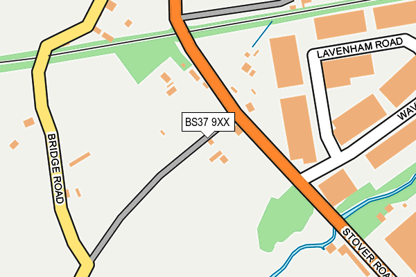 BS37 9XX map - OS OpenMap – Local (Ordnance Survey)