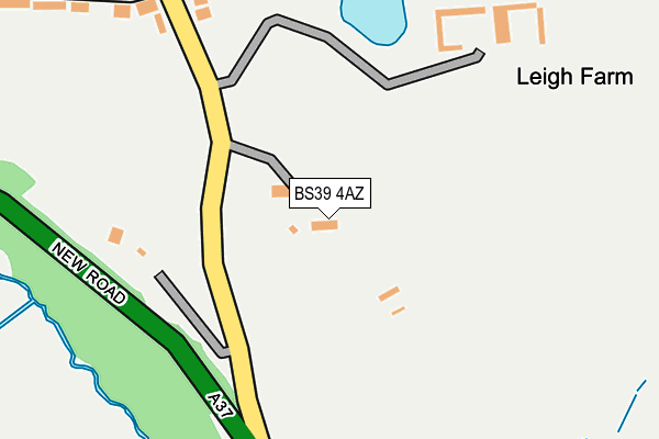 BS39 4AZ map - OS OpenMap – Local (Ordnance Survey)