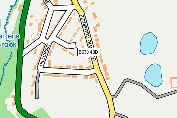 BS39 4BD map - OS OpenMap – Local (Ordnance Survey)
