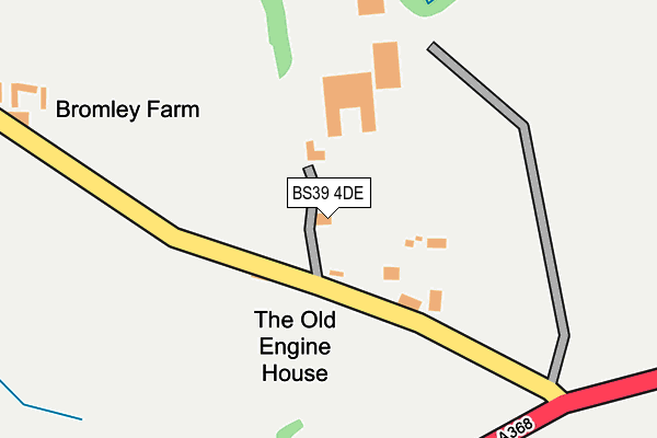 BS39 4DE map - OS OpenMap – Local (Ordnance Survey)