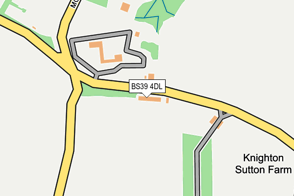 BS39 4DL map - OS OpenMap – Local (Ordnance Survey)