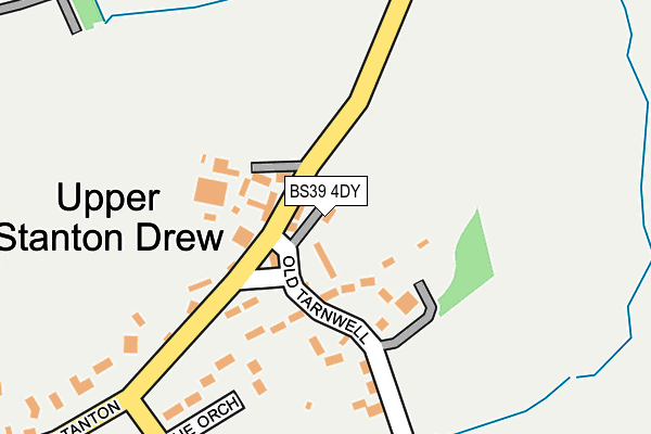 BS39 4DY map - OS OpenMap – Local (Ordnance Survey)