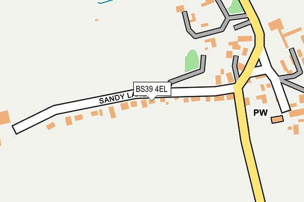 BS39 4EL map - OS OpenMap – Local (Ordnance Survey)