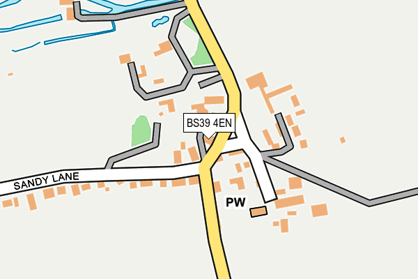 BS39 4EN map - OS OpenMap – Local (Ordnance Survey)