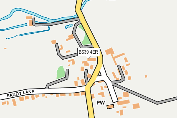 BS39 4ER map - OS OpenMap – Local (Ordnance Survey)