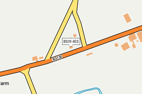 BS39 4ES map - OS OpenMap – Local (Ordnance Survey)