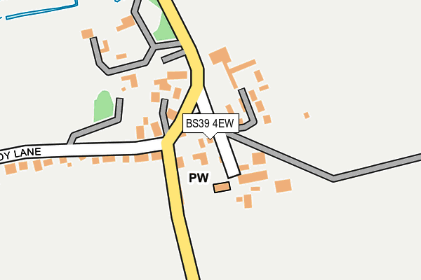 BS39 4EW map - OS OpenMap – Local (Ordnance Survey)
