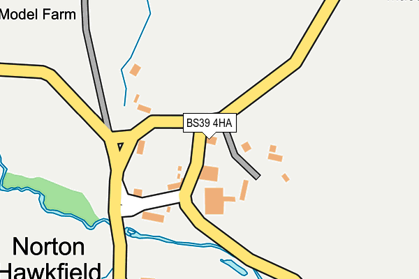 BS39 4HA map - OS OpenMap – Local (Ordnance Survey)