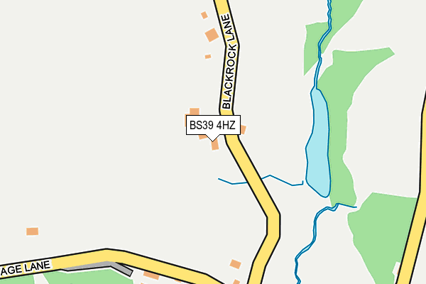 BS39 4HZ map - OS OpenMap – Local (Ordnance Survey)