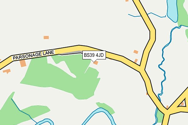 BS39 4JD map - OS OpenMap – Local (Ordnance Survey)