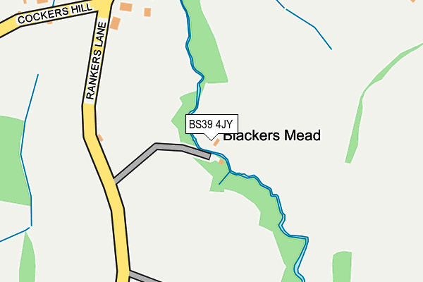 BS39 4JY map - OS OpenMap – Local (Ordnance Survey)