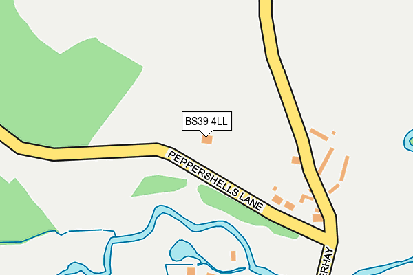 BS39 4LL map - OS OpenMap – Local (Ordnance Survey)