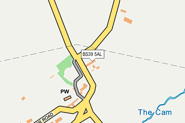 BS39 5AL map - OS OpenMap – Local (Ordnance Survey)