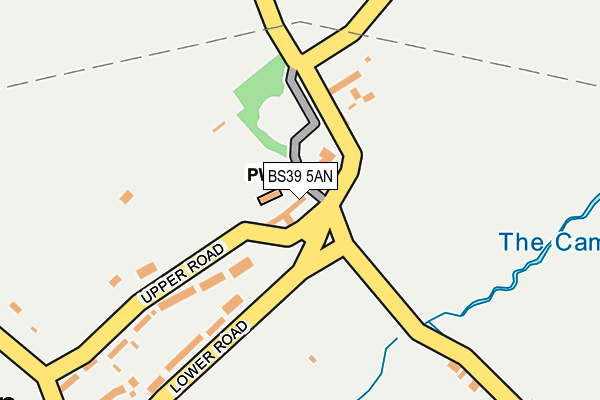 BS39 5AN map - OS OpenMap – Local (Ordnance Survey)