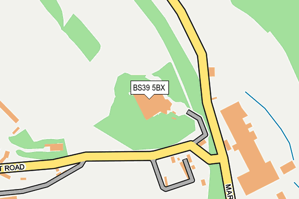 BS39 5BX map - OS OpenMap – Local (Ordnance Survey)