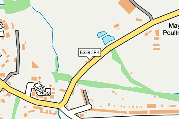 BS39 5PH map - OS OpenMap – Local (Ordnance Survey)
