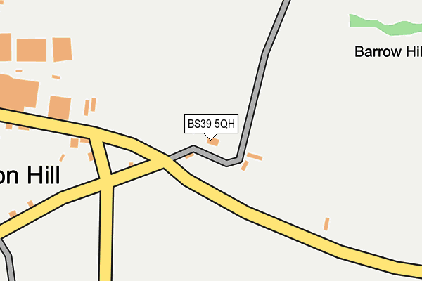 BS39 5QH map - OS OpenMap – Local (Ordnance Survey)