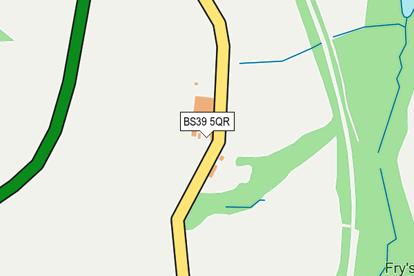 BS39 5QR map - OS OpenMap – Local (Ordnance Survey)