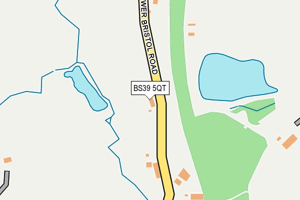 BS39 5QT map - OS OpenMap – Local (Ordnance Survey)