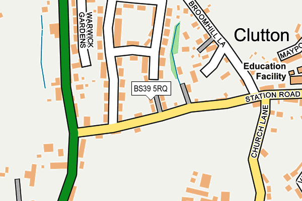 BS39 5RQ map - OS OpenMap – Local (Ordnance Survey)